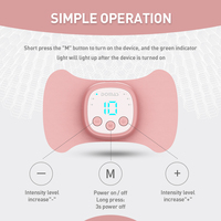 Appareil de massage TENS personnalisable et rechargeable à 19 intensités et 6 modes pour la relaxation corporelle, électrodes à impulsions faibles, soulagement des douleurs menstruelles