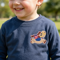 2026 En gros Écussons thermocollants en feutre non tissé écologiques personnalisés brodés pour vêtements d'enfants, casquettes, vestes et cadeaux