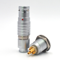 Connecteur pneumatique push-pull compatible LE MO, raccord rapide médical pour air, connecteur circulaire métallique série B