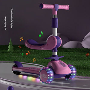 Patinete Infantil Tres en Uno, <span class=keywords><strong>Triciclo</strong></span> para Bebés de 1 a 8 Años, Monopatín Plegable, Moderno, Ligero para Exteriores - Product Image 2
