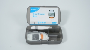 Glucomètre électronique médical, temps <span class=keywords><strong>de</strong></span> test <span class=keywords><strong>de</strong></span> 8 secondes, auto-siphon, mémoire <span class=keywords><strong>de</strong></span> 180 résultats, test rapide. - Product Image 3