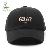 Topi Baseball Pria Bordir 3D 6 Panel Berkualitas Tinggi dengan Logo Custom dan Menerima MOQ Kecil