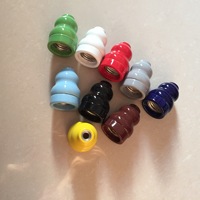 Support de lampe en céramique coloré en forme de gourde E27, douille créative à visser 250V, luminaire moderne minimaliste DIY