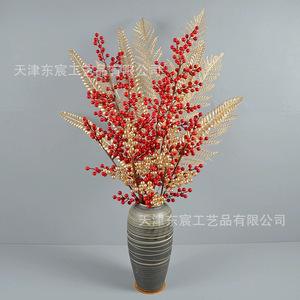 Cuentas Budistas Doradas Dongchen Crafts de 30cm-100cm, Decoración de Año Nuevo, Arreglo Floral, Cubo de Prosperidad, Decoración para Bodas y Hogar - Product Image 4