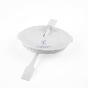 Mixeur D03A 176 avec pot en verre de 1000 ml, lame en acier inoxydable, pièce de rechange manuelle, couvercle blanc avec barre de pression, couvercle en plastique, usage domestique - Product Image 2