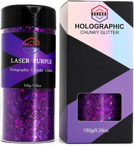 Kit de paillettes bio végétales sans plastique, longue tenue, faciles à laver, paillettes épaisses, parfaites pour le visage, les cheveux, la peau, les concerts, les costumes, le maquillage artistique - Product Image 1