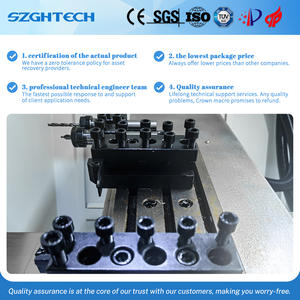 เครื่องกลึง CNC อัจฉริยะ | ตัวเลือกแกน2/3หนีบครั้งเดียวเข้ากันได้กับหัวเพาเวอร์ - Product Image 4