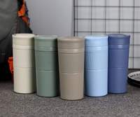 Nouvelle tasse isotherme minimaliste de 420 ml en acier inoxydable, bouteille d'eau à vide pour café, machine à fabriquer des bouteilles d'eau, cadeau