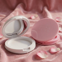 Boîtes en plastique pour poudre libre cosmétique, avec coussin d'air, design gaufré miroir, pour crème CC et fond de teint BB