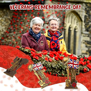 Regalo di decorazione dal design unico per non dimenticare la spilla con risvolto con bandiera union Jack - Product Image 4