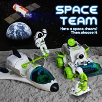 Jouets éducatifs de bricolage assemblés modèles d'aviation cabines de navette spatiale fusée station spatiale jouet scientifique et éducatif
