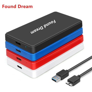 กล่องใส่ฮาร์ดดิสก์ Found Dream ขนาด 2.5 นิ้ว SATA เป็น USB 3.0 สำหรับ HDD SSD กล่องเก็บข้อมูลแบบพกพา วัสดุพลาสติก - Product Image 1