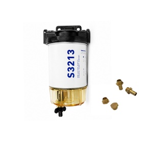 Filtre séparateur d'eau et de carburant S3213 avec cuve à eau transparente pour yacht, moteur hors-bord marin, embarcation - Product Image 2