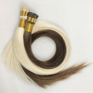 批发接发双拉处女巴西人发接发迷你i尖人发 - Product Image 6