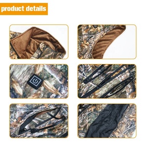 <span class=keywords><strong>Gilet</strong></span> <span class=keywords><strong>chauffant</strong></span> <span class=keywords><strong>de</strong></span> <span class=keywords><strong>chasse</strong></span> sans manches en polyester respirant, coupe-vent, camouflage, pour l'extérieur en hiver - Product Image 3