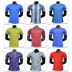 OEM High Quality Home Away Soccer Jersey Unisex Player Style T-Shirts Fabric-in Stock Brazil France Venezuela America Jerseys