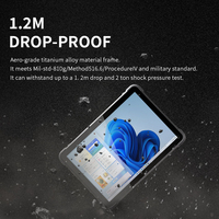 Tablette industrielle OLED 2,8K 12,6 12,3 pouces 450 nits lisible en plein soleil Win 11 Intel N5100 IP67 étanche robuste