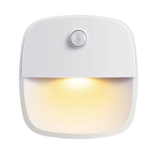 Modern ABS PIR Motion Sensor LED Night Wall Lamp Cordless Battery Powered Bedroom Bathroom Cabinet Closet Night Lights