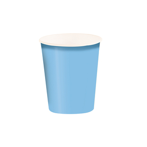 Vasos de papel de 200 ml (6 oz), azul serenity, 20 unidades/paquete - Product Image 1