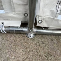 Carpa de Boda Blanca de Lujo, Resistente al Viento, Impermeable, con Protección UV 2620, Estructura Personalizada, Marco de Acero Galvanizado, Paredes Laterales de PVC