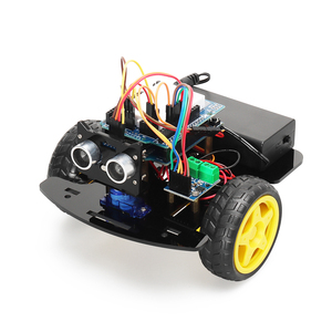 Kit de voiture intelligente <span class=keywords><strong>WiFi</strong></span> Tscinbuny 2WD ESP8266, robot éducatif STEM pour étudiants, robot de codage pour éviter les obstacles, compatible <span class=keywords><strong>Arduino</strong></span> - Product Image 2