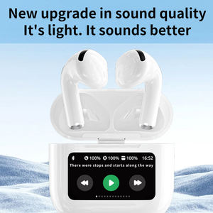 Écouteurs TWS A12 Air Pro 2026 les plus vendus, suppression du bruit ENC, écran LCD, affichage LED, accessoires pour téléphone portable, compatibles V8 - Product Image 4