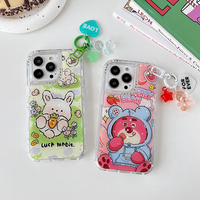 2024 mode 3 en 1 anti-choc pour Redmi note 13 13 pro 12S 4G avec étui de couverture arrière motif dessin animé mignon