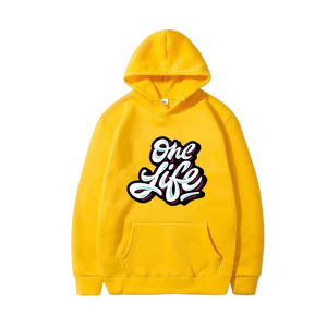Sweat à capuche jaune à motifs pour garçons - Product Image 3