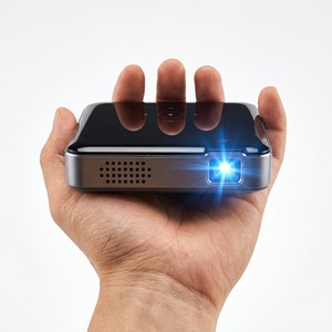 Mini projecteur DLP certifié OEM et ODM de l'UE résolution 1080P 2G RAM fonctions de vue intelligentes intégrées vidéo P60 miroir d'écran américain - Product Image 1