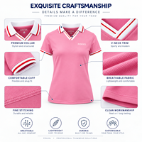 Polo d'entraînement de football personnalisé, multicolore, manches courtes, haut d'équipe, logo personnalisé pour clubs, écoles, académies, fourniture OEM