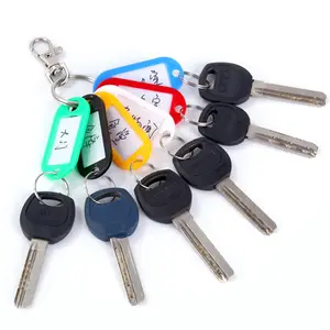 OEM ODM hành lý móc khóa nhà máy tùy chỉnh Keyring cá nhân thẻ khách sạn Móc chìa khóa nhựa tên thẻ vòng chìa khóa - Product Image 2