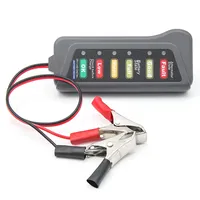 Testeur de batterie numérique 12V pour voiture et moto avec affichage à 6 LED, outil de diagnostic automobile, testeur de batterie automobile