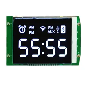 Piezas de componente electrónico OEM, pantalla digital, reloj lcd