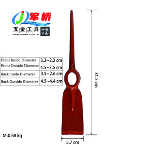 Agricultural Farming Tools Railway Steel Oval Head <strong>P402</strong> <strong>Pickaxe</strong> - Product Image 4