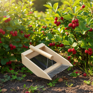 Recogedor de Bayas No. 248, Herramienta de Jardín de Madera con Dientes Metálicos para la Cosecha de Bayas - Product Image 3