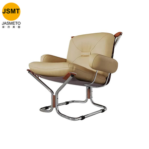 <span class=keywords><strong>Fauteuil</strong></span> lounge moderne en <span class=keywords><strong>cuir</strong></span> de style français, fauteuils ronds Tulip, <span class=keywords><strong>fauteuil</strong></span> d'appoint pour salon, chambre à coucher, hôtel - Product Image 6