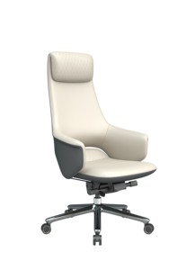 Chaise de bureau en cuir moderne de luxe avec accoudoirs réglables et hauteur pivotante, inclinable, massage, design ergonomique pour patron - Product Image 5