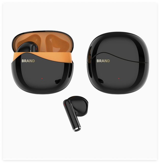 Wholesale Nice Earbud Wireless Earbuds Noise Cancelling Mic Headphones LED Headset with logo Printing
