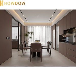 KNOWDOW Chambre à coucher Verre Portes françaises Volets en bois Salon Lumières linéaires Cuisine Revêtement de sol antidérapant - Product Image 3