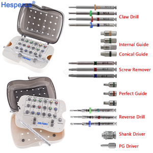 Dispositivo di ripristino dell'impianto dentale Kit di rimozione della vite fratturata per rimuovere l'odontoiatria impianto di rimozione strumenti di trapano a vite rotto - Product Image 6