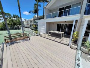 Tấm Ván Sàn <span class=keywords><strong>Composite</strong></span> WPC Hai Màu Đồng Ép Đùn Cho Sàn Ngoài Trời Sàn Gỗ Nhìn - Product Image 4