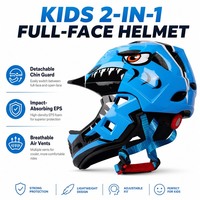 Casques d'équitation intégraux de dessin animé populaire de haute qualité pour enfants DEV casque à la mode pour l'alpinisme