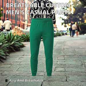 Pantalones de Hombre Transpirables de Spandex/Algodón, Suministro de Fábrica, Personalizados, Talla Grande, Profesionales, Cintura Elástica, Casuales, Tela Suave - Product Image 2
