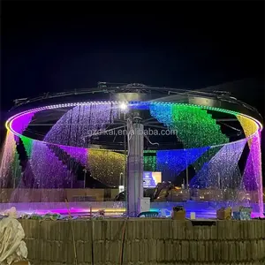 Высокое качество элегантный украшенный Сад натуральный мрамор водопад фонтан открытый