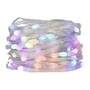 LED Christmas Outdoor Garden decorativo Pixel Point String Lights Smart Fairy Lights filo di rame Fairy String Lights