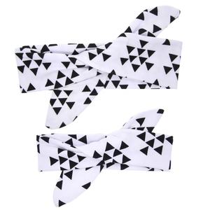 Gedrukte moeder en kind hoofdbandsets Konijnenoor haarband Hoofdtooi Moeder Baby Haaraccessoires Set - Product Image 4