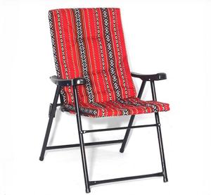 Silla de Camping Plegable Portátil de <span class=keywords><strong>Hierro</strong></span> para Exteriores, Venta al por Mayor de Fábrica, Diseño y Color Personalizados, Fácil de Transportar para Hoteles y Almacenes - Product Image 1