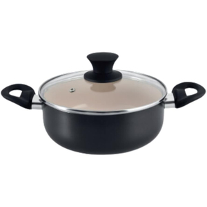 Juego de 6 Ollas de Cocina con Tapas de Vidrio, Asas de Baquelita, Aptas para Lavavajillas y Horno, para Estufas de Gas e Inducción, Juego de Utensilios de Cocina de Cerámica - Product Image 2