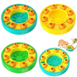 MELODY Dayanıklı Plastik Basit Karikatür Etkileşimli Köpek Oyuncak Mama Kabı Yavaş Besleme Döner Tabla Tasarım Modeli MLS1006 - Product Image 1