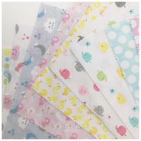 Hot Selling Baby-Use Weiche warme Baumwolle Flanell Stoff haut freundlich Langlebig für Home Deco Quilt ing Taschen Spielzeug Printed Design Home